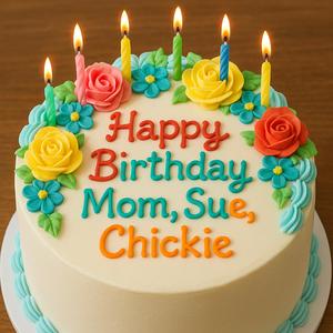 Happy Birthday Mom Sue Chickie