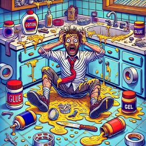 Ball-Glue Catastrophe