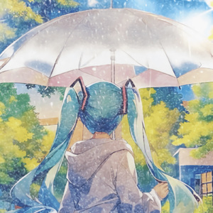 相傘と肩先と気遣い (feat. 初音ミク)