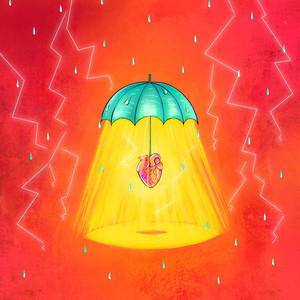 Parapluie doré