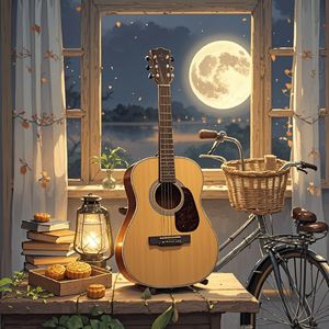 木吉他与月光-爵士逸羽