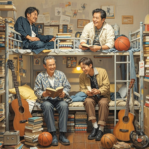 睡在下铺的兄弟