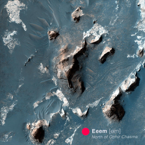 Most of Carr Crater Was Still in Shadow