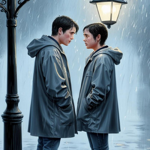 雨の中のふたり