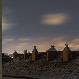 City Outskirts at Night