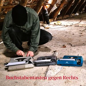 Buchstabentasten gegen Rechts