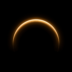 In an arc