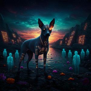 Xoloitzcuintle de obsidiana