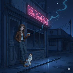 Blue Smoke Bar by KakuniManju