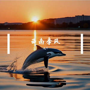 你在日落前看到海豚跃出水面定格的那一秒