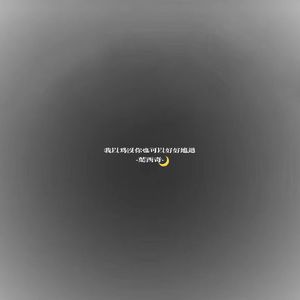 我以为没你也可以好好地过