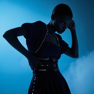 Dark Model Walk Fashion