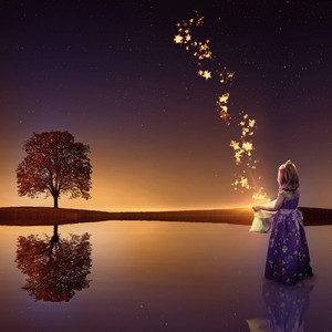 流星フラグメントと描いた虹