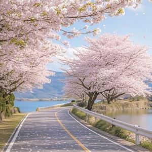 樱花树下站谁都美