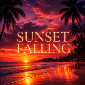 Sunset falling