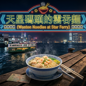 天星碼頭的雲吞麵
