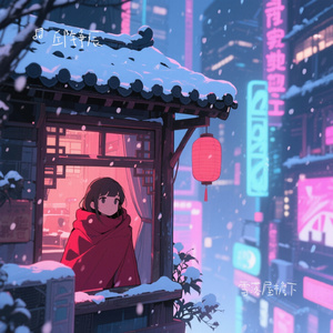雪落屋檐下