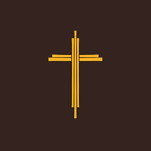 Dark Gold Cross