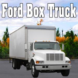 Ford Box Truck, Internal Perspective: Hood Closed