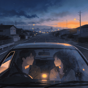 夜明けまでのドライブ