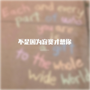 不是因为寂寞才想你