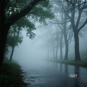烟雨中
