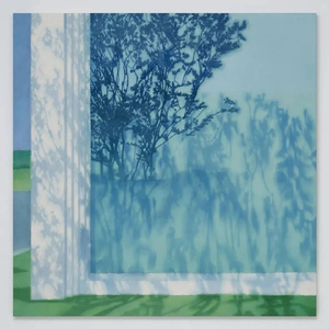 刚下过雨的街