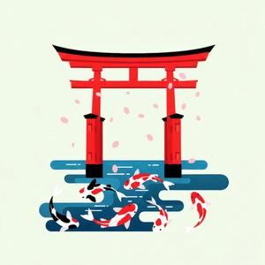 Calm Japanese Study Background