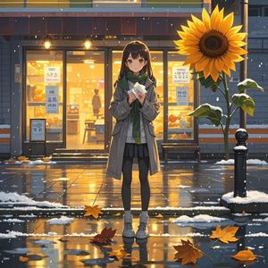 冬夜里的向日葵-兜兜风