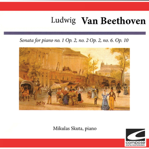 Sonata for piano no. 6 Op. 10,2 F major - Allegro