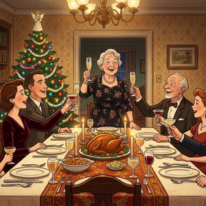 Snowy Christmas Supper