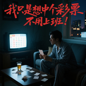 我只想中个彩票不上班
