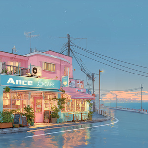 電線越しの流星