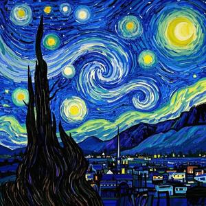 On a starry night