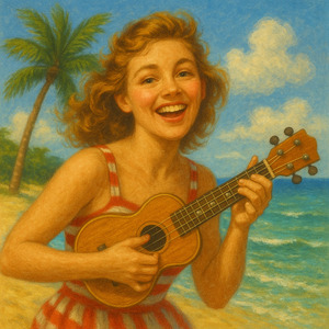 ウクレレでウキウキ気分