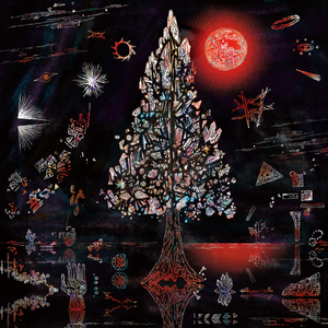 メタセコイアと月