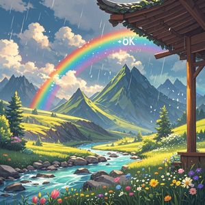 彩虹的微笑-一粒尘埃