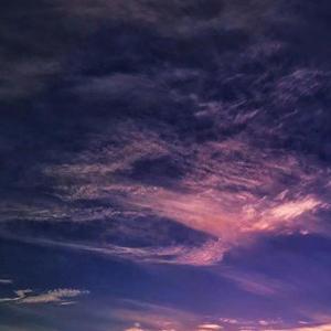 一起看晚霞满天