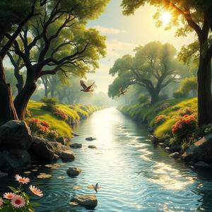 Sacred River 963Hz (Río Sagrado 963Hz)