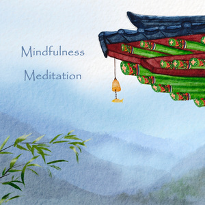 깨달음의 길 (목탁+빗소리)