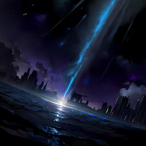 Deep Blue Reflections