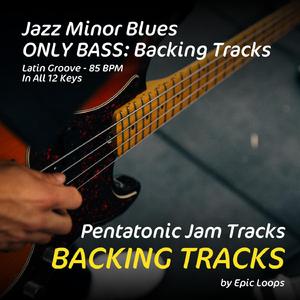 Db Minor Jazz Blues - ONLY BASS Latin Backing Track - Db Minor Pentatonic & Comping Jam Track