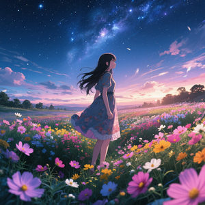 コスモスの花園