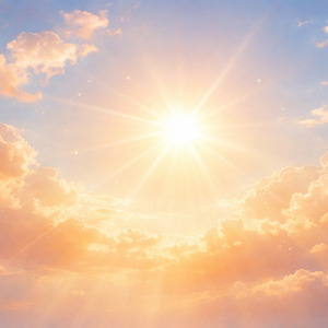 眩しく優しい光のなかで