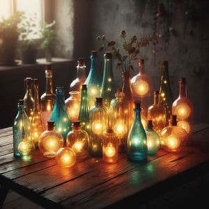 ガラス瓶の光