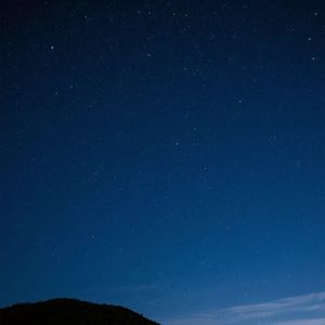 繁星低垂夜幕柔