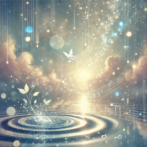 クリスタルの雨粒