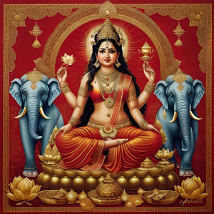 Om Shreem Maha Lakshmiyei Namaha