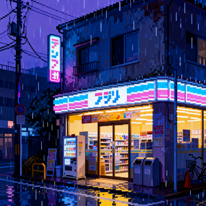 shibuya rainy.