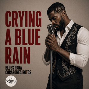 Crying a blue rain